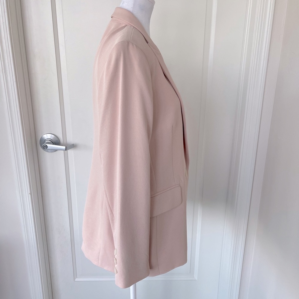 Vince Camuto Women’s One Button Blazer Women’s Jacket Light Pink Size 14 - Picture 2 of 9